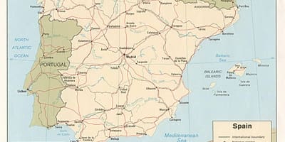 Мадрыд на карце