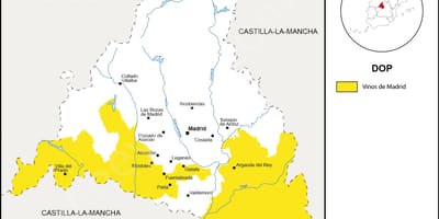 Карта Мадрыда вобласці