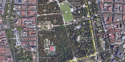 Парк Ретиро Мадрыд карце